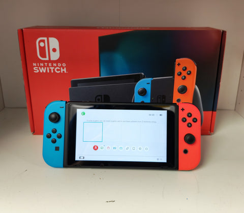 Nintendo Switch - Neon - Boxed - Gt Yarmouth