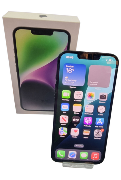 Apple iphone 14 128gb black unblocked boxed
