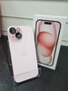 PRE OWNED, APPLE IPHONE 15, 128GB, PINK, BATTERY HEALTH 100%,