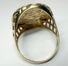 9ct gold st george's ring size u 1/2