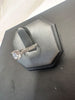 9ct White Gold Gemmed Ring - Size O