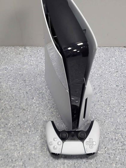 PlayStation 5 Slim Console - 1TB White - Disc Edition unboxed with official white controller