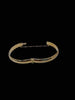 9ct Patterned Opening Bangle Bracelet With Pattern - 8.88 Grams