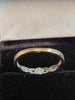 9CT White Gold and CZ Ring - Size L - 1.4g