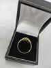 9K Hallmarked Gold Ring 2.6g Size O With Box