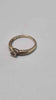 9CT Yellow Gold Ring With Centre Stone (Not DIA) - Size O - 2.0 Grams