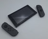 Nintendo Switch 32GB black gaming console with black joy-cons and original charger UNBOXED