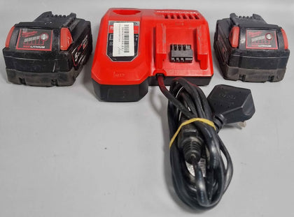 Milwaukee Battery & 2X 4Ah Batteries,