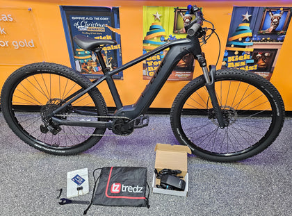 Cube Reaction Hybrid Performance 625 Electric Hardtail Mountain Bike In Night & Black **Collection Only**