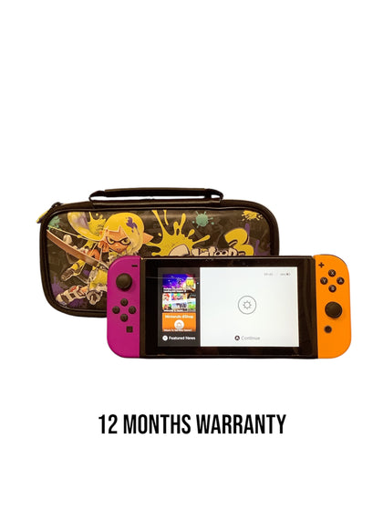 Nintendo Switch - Orange and Purple Joycons - No Dock