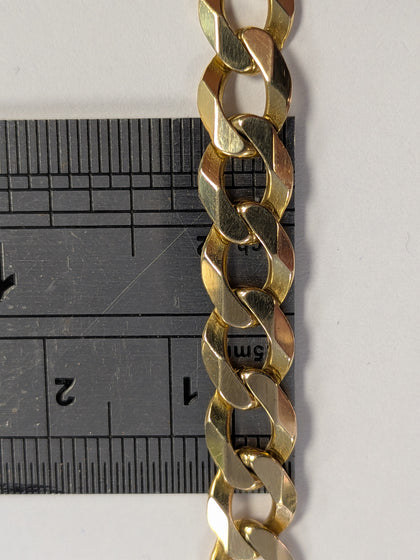 9ct Gold Curb Chain 22
