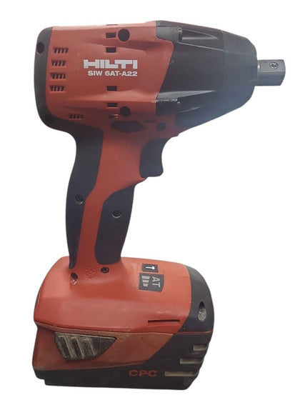 HILTU SIW 6AT-A22 Mid-Torque 22V Impact Wrench -  HILTI 5.2Ah Battery Included (Red/Black)