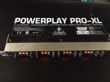 Powerplay Pro-xl 4 Channel Headphone Distribution Amplifier Ha4700