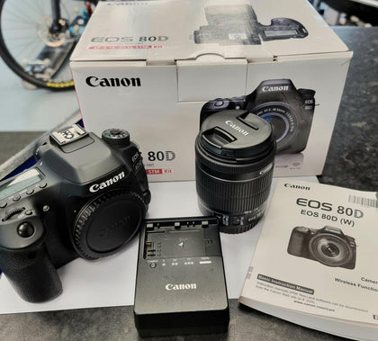 Canon Eos 80d Ef-s 18-55mm F4-5.6 Is Stm Lens Set