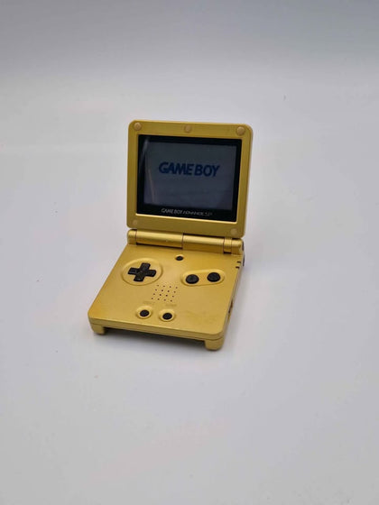 Game Boy Advance SP AGS-001 Console Legend of Zelda Gold limited Edition Unboxed W/ Charger
