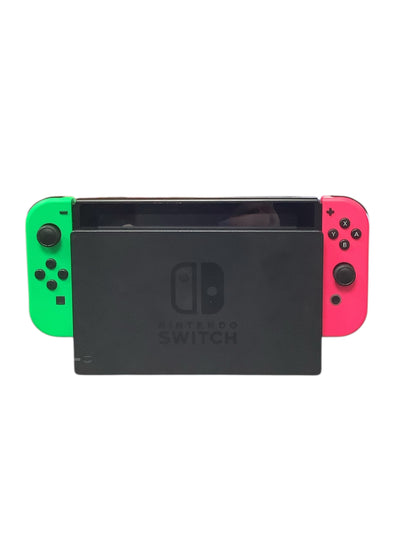 Nintendo Switch V2 with Pink and Green Joycons