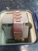 Fossil Blue GMT Rose Gold-Tone Stainless Steel Watch