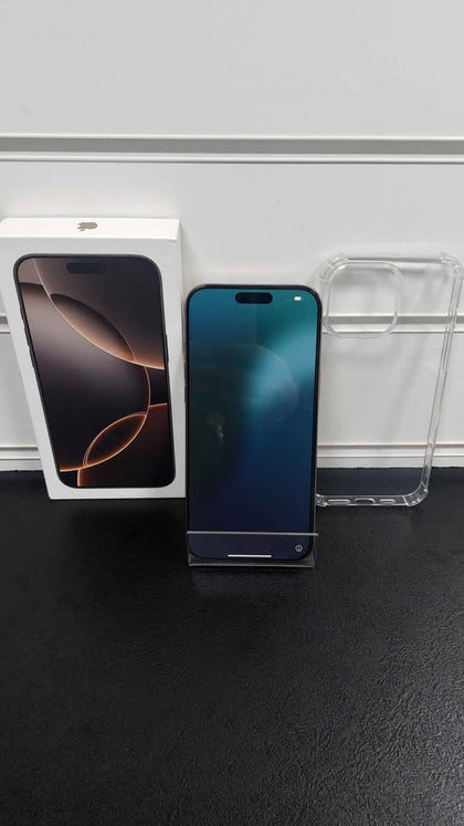 Apple iphone 16 pro max 256GB desert titanium unlocked & boxed well looked after ref pic