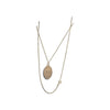 9CT Gold Necklace w/ Lion Pendant, 2.35Grams, 375 Hallmarked - 18" Length