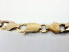 9ct yellow gold curb link chain 21"