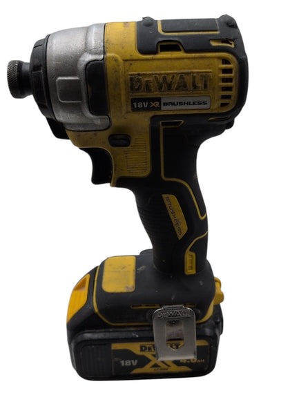 DeWalt DCF787 18V XR Brushless Cordless Impact Driver with 4Ah Battery and Charger