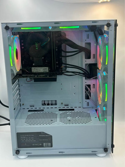 ASC Intel Core i7 Gaming Tower/GT1030 Graphics Card 8GB Ram/128GB SSD + 500GB HDD/ 500W 80+PSU, W11