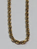 9ct gold twisted rope chain