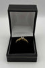 22ct (916) yellow gold ring size Q with white stones 3.9g
