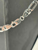 **BRAND NEW** 925 silver Figaro style chain with pendent 33.1G 24''