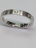 18ct White Gold Diamond Ring Matte Finish