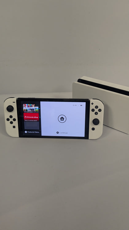 Nintendo Switch OLED - White - 64GB - Unboxed