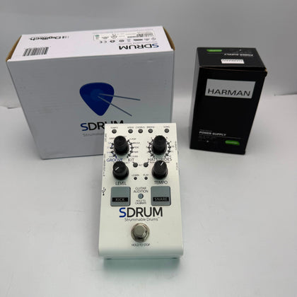 DigiTech SDrum Drum Machine Pedal BOXED with Power Supply Grade A FULLY TESTED