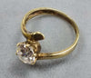 18ct Gold CZ Ring Size "Q"