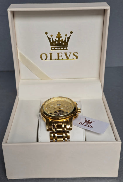 Olevs 9910 Gold Automatic Watch ***Boxed***