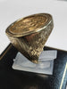 9ct Yellow Gold Mounted 1982 22ct Sovereign Ring - Size P - 15.99g total