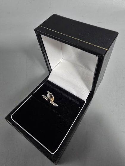 9CT White Gold Cross Pendent 1.5G Size 30mm