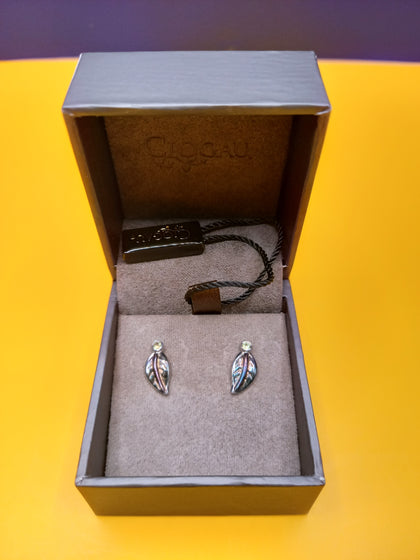 Clogau Leaf Stud Earrings