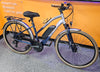 Raleigh Array Open Frame Women's 2023 Electric Hybrid Bike Medium Frame - Silver **Collection Only**