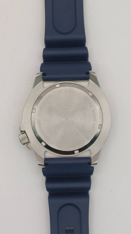 Citizen Men's Automatic Sports Diver Watch Blue, NH8381-63L with box & parts