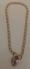 9ct Gold Bracelet With Lock 3g