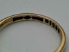 Vintage Art Deco 18ct Yellow Gold & Platinum CZ Solitaire Engagement Ring - Size L - 2.36 Grams