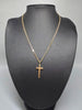 9ct Gold Chain with Cross Pendant 375 8.3G 18'' in Length