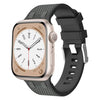For Apple Watch Series 8 45mm Watch Band(Black Grey)