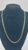 9ct 375 yellow gold 10.4g Figaro style necklace 19"