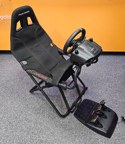 Logitech G920 Driving Force Racing Wheel+Pedals (Xbox One+PC) + Playseat Challenge Actifit, Wi-Fi – Black