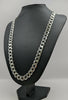 925 SILVER HALLMARKED, CURBED CHAIN WITH NO PENDANT, 24", 106.95G, BOXED