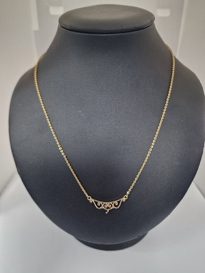 Gold Necklace 585 14ct 2.8G 16'' in Length