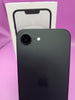 Apple iPhone 16e - 128GB Black - Dual Sim - Unlocked - 100% Battery Health