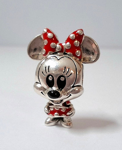 Pandora Disney Minnie Mouse Dotted Dress and Bow Charm