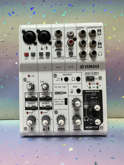 Yamaha AG06 Mixing Console - Unboxed